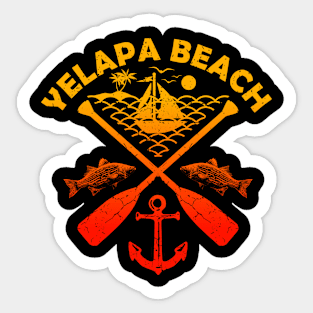 Yelapa Beach, Mexico, Boat Paddle Sticker